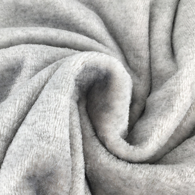 HKM-299347 Cozy Grey Flannel Dog Blanket - Soft and Warm, 70 x 100 CM