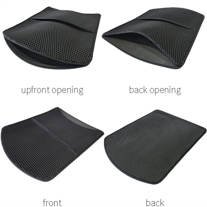 HKM-299347 Folding Cat Scratch Massage Pad - Large Cloth Cushion for Relaxation and Play, 75x58cm