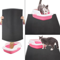 HKM-299347 Folding Cat Scratch Massage Pad - Large Cloth Cushion for Relaxation and Play, 75x58cm