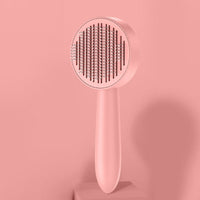 HKM-299411 Long Hair Pet Comb for Cats and Dogs - 178 Steel Needle Design with Protective Tips for Effective Shedding Control