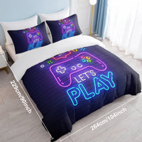 HKM-299475 Gaming Duvet Cover Set with Pillow Shams - Multiple Sizes Available