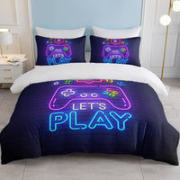 HKM-299475 Gaming Duvet Cover Set with Pillow Shams - Multiple Sizes Available