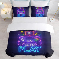 HKM-299475 Gaming Duvet Cover Set with Pillow Shams - Multiple Sizes Available