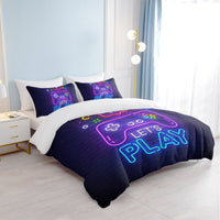 HKM-299475 Gaming Duvet Cover Set with Pillow Shams - Multiple Sizes Available