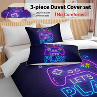 HKM-299475 Gaming Duvet Cover Set with Pillow Shams - Multiple Sizes Available