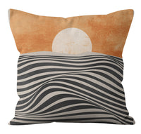 HKM-299539 Abstract Geometric Nordic Minimalist Plush Pillowcase 45x45cm