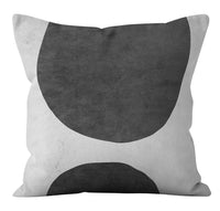 HKM-299539 Abstract Geometric Nordic Minimalist Plush Pillowcase 45x45cm