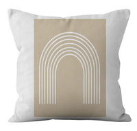 HKM-299539 Abstract Geometric Nordic Minimalist Plush Pillowcase 45x45cm
