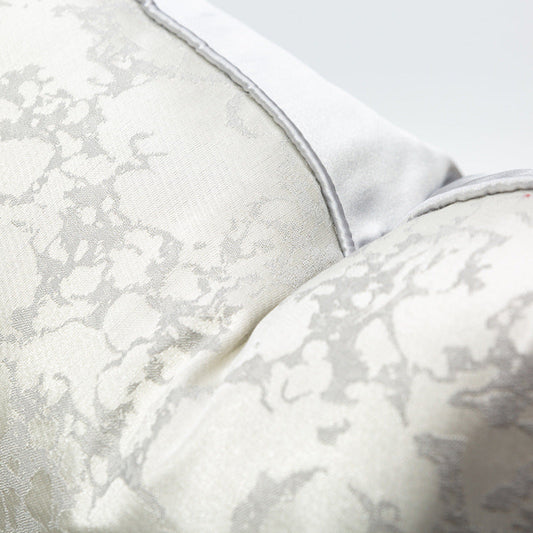 HKM-299603 Clouds Gray and White Soft Cushion Pillowcase, Removable and Washable, 45x45cm