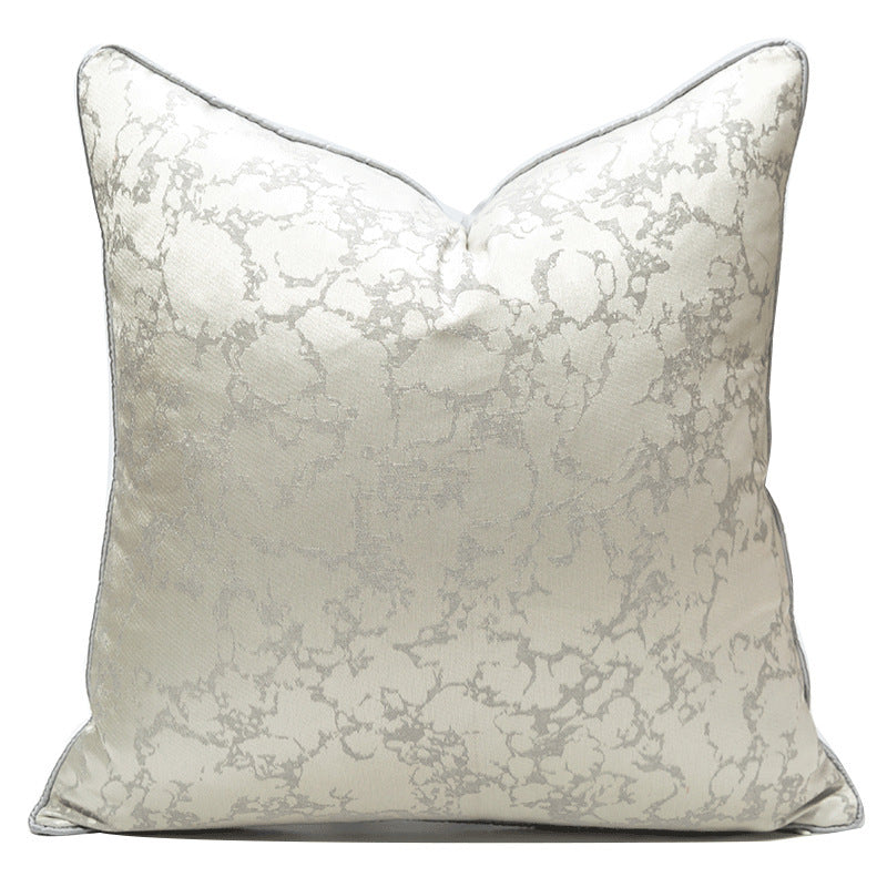HKM-299603 Clouds Gray and White Soft Cushion Pillowcase, Removable and Washable, 45x45cm