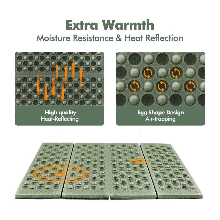 KTX-299667 Outdoor Folding Foam Seat Cushion – XPE Waterproof Camping and Beach Mat