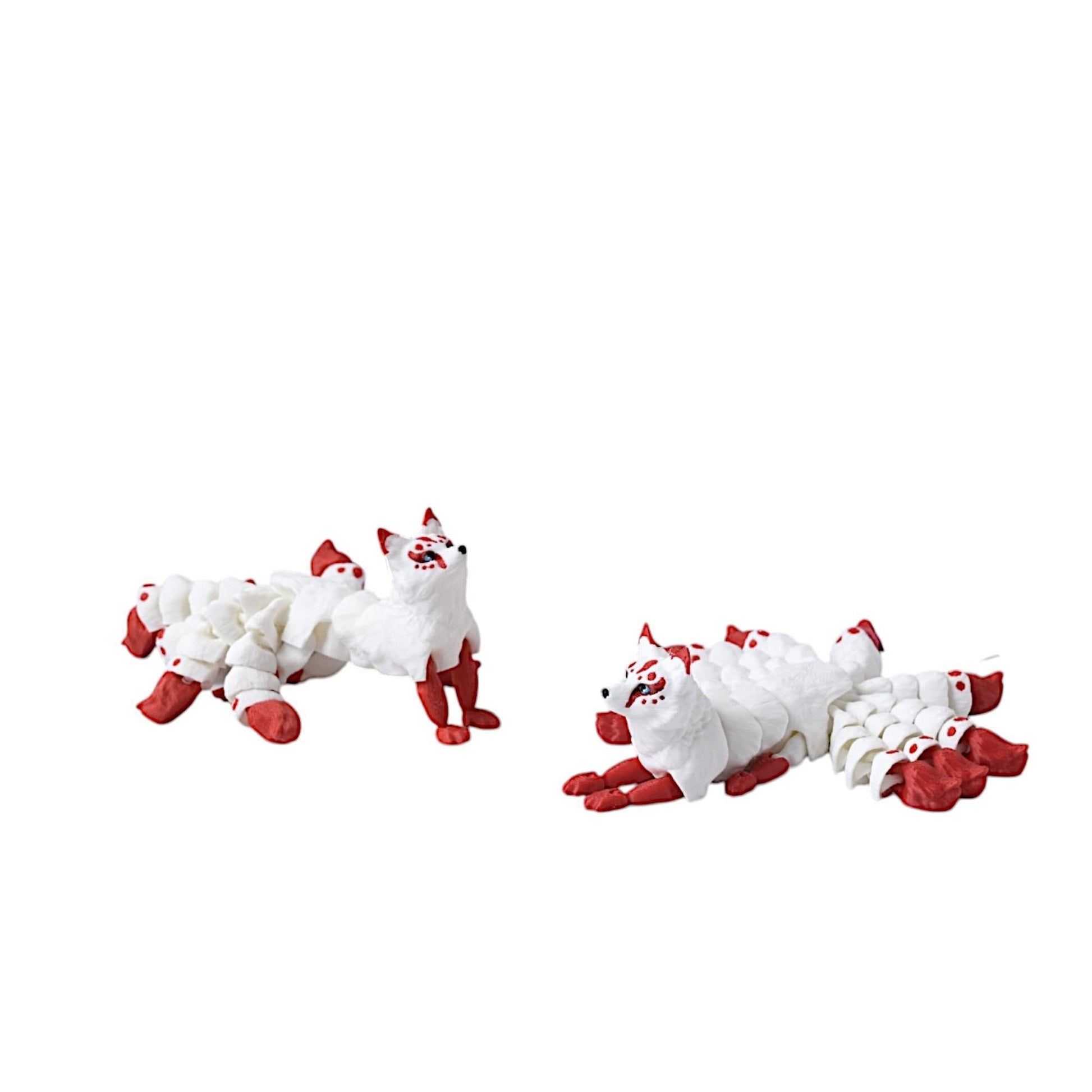 HKM-299795 Nine-Tailed Fox Sculpture with Exquisite Details and Ethereal Charm
