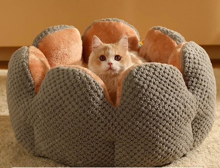 HKM-299859 Soft And Warm Cactus Petal Pet Nest