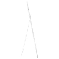 HKM-300115 Illuminated Poinsettia Star - Cool White Iron Décor for Indoor & Outdoor Christmas Decorations (51.5 x 50 cm)