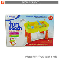 HKM-300115 Large Summer Sand and Water Beach Table Set for Kids with Mold - Age 2-7