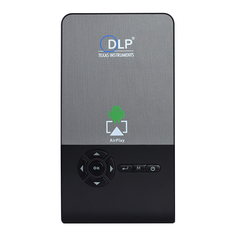 HKM-300179 Portable Wireless HD Projector with 8G Storage, WiFi Connectivity, and 10-120 Inch Image Size