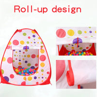HKM-300563 Colorful 3 in 1 Foldable Play Tunnel Tent with Basketball Hoop for Indoor Playroom Fun