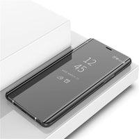 HKM-300563 S10 Mirror Leather Flip Phone Case for Samsung Devices
