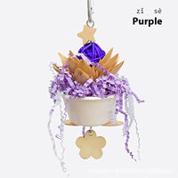 HKM-300563 Vibrant Wooden Flower Clumps Toy for Birds in Multiple Colors