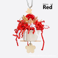HKM-300563 Vibrant Wooden Flower Clumps Toy for Birds in Multiple Colors