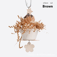 HKM-300563 Vibrant Wooden Flower Clumps Toy for Birds in Multiple Colors