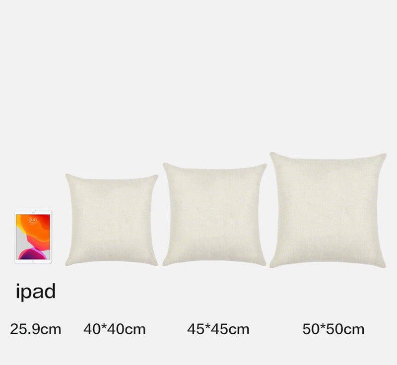 HKM-300691 Custom Cotton and Linen Pillowcase Cushion Cover - European and American Style, Multiple Sizes Available