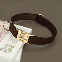 HKM-300819 Corgi Method Dog Collar - Durable PU, Nylon Webbing, Alloy Fasteners, Perfect for All Breeds