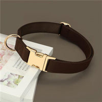HKM-300819 Corgi Method Dog Collar - Durable PU, Nylon Webbing, Alloy Fasteners, Perfect for All Breeds