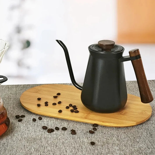 KTX-301075 304 Stainless Steel Hexagonal Design Pour Over Coffee Kettle with Slender Spout