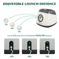 HKM-301075 Only Supports Self Pickup Dog Ball Thrower, Automatic Ball Launcher, Indoor-Outdoor Interactive Dog Toy With Three Scopes, Includes Balls And A Data Cable, Grey-Green