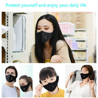 HKM-301139 Bluetooth Music Earphone Mask for Outdoor Use – Dustproof & Removable Design