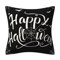 HKM-301139 Halloween-Themed Linen Pillow Cover 45cm x 45cm Cushion with PP Cotton Filler