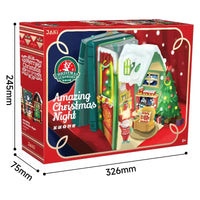 HKM-301267 Creative Building Block Set Featuring Santa Claus and Christmas Album Theme for Kids
