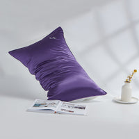 HKM-301267 Double-Sided Mulberry Silk Pillowcase - 19M Sizes Available, Zipper and Envelope Styles