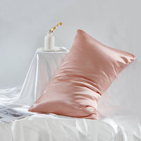 HKM-301267 Double-Sided Mulberry Silk Pillowcase - 19M Sizes Available, Zipper and Envelope Styles