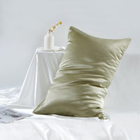 HKM-301267 Double-Sided Mulberry Silk Pillowcase - 19M Sizes Available, Zipper and Envelope Styles