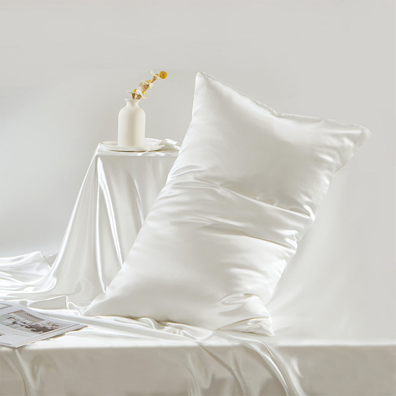 HKM-301267 Double-Sided Mulberry Silk Pillowcase - 19M Sizes Available, Zipper and Envelope Styles