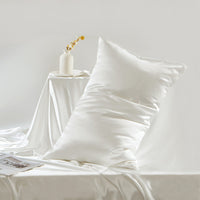HKM-301267 Double-Sided Mulberry Silk Pillowcase - 19M Sizes Available, Zipper and Envelope Styles