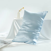 HKM-301267 Double-Sided Mulberry Silk Pillowcase - 19M Sizes Available, Zipper and Envelope Styles