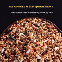 HKM-301715 Mixed Grain Bird Food with Shell for Small and Medium Parrots - 500g