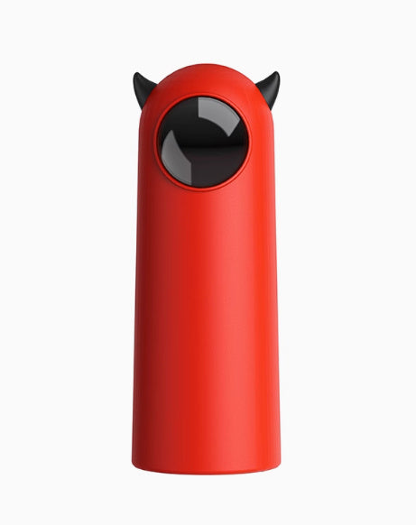 HKM-301907 Automatic Infrared Cat Teaser Toy - Fashionable Minimalist Design in White