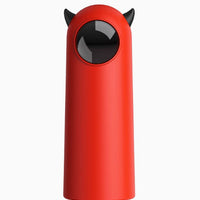 HKM-301907 Automatic Infrared Cat Teaser Toy - Fashionable Minimalist Design in White