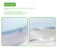 HKM-301907 Memory Foam Knee Pillow and Footrest Cushion for Side Sleepers, Ideal for Pregnant Women, 53x23x8cm