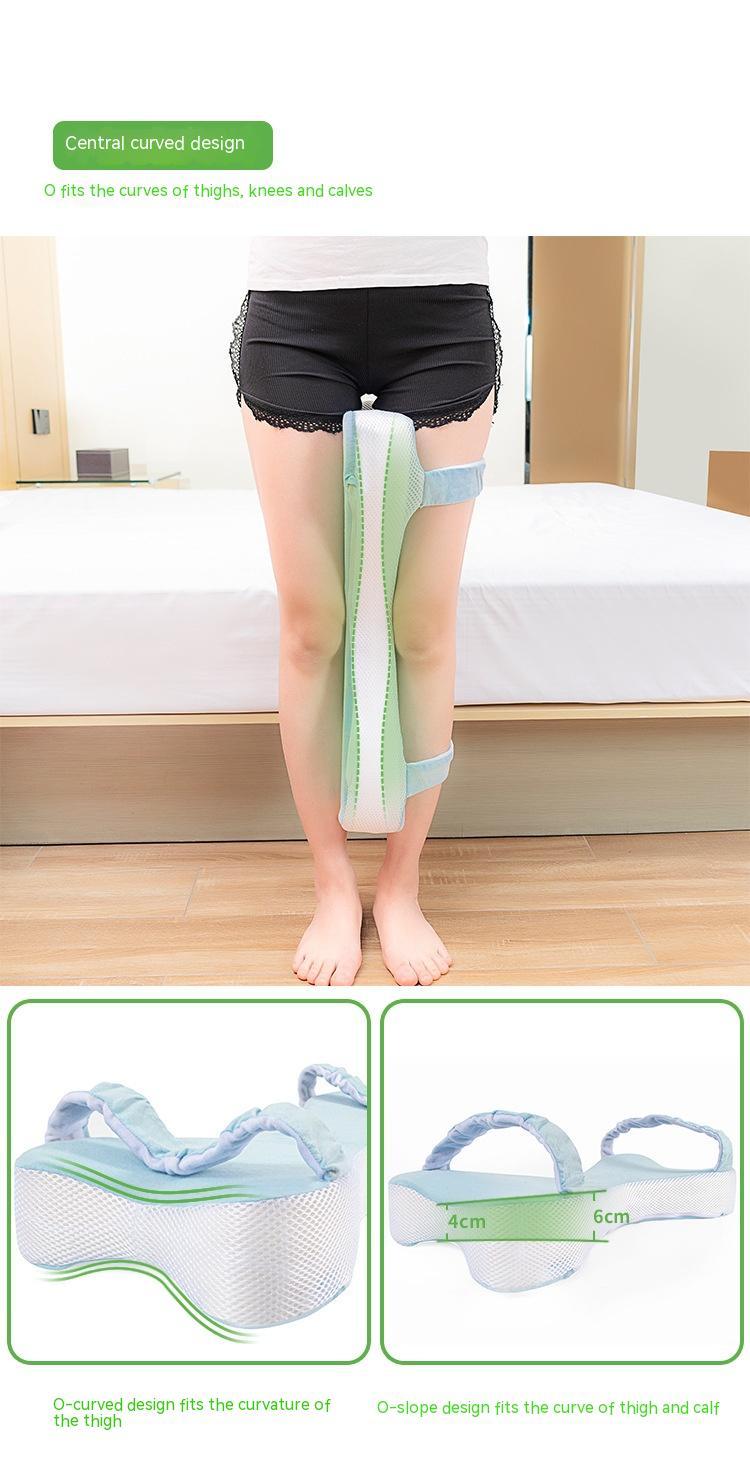 HKM-301907 Memory Foam Knee Pillow and Footrest Cushion for Side Sleepers, Ideal for Pregnant Women, 53x23x8cm