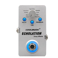 HKM-301971 Echolation Electric Guitar Effect Pedal with 9 Delay Types and Aluminum Alloy Shell