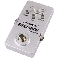 HKM-301971 Echolation Electric Guitar Effect Pedal with 9 Delay Types and Aluminum Alloy Shell