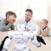 HKM-302035 Future Warrior Smart Programming Robot Toy with Sound, Light, and Remote Control - Educational and Musical Fun for Ages 6 and Up