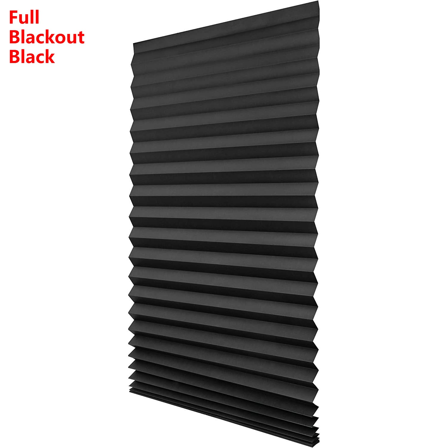 HKM-302163 Self-Adhesive Pleated Roller Shades - Full Shading & Half Shading Options in Various Colors and Sizes