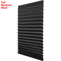 HKM-302163 Self-Adhesive Pleated Roller Shades - Full Shading & Half Shading Options in Various Colors and Sizes