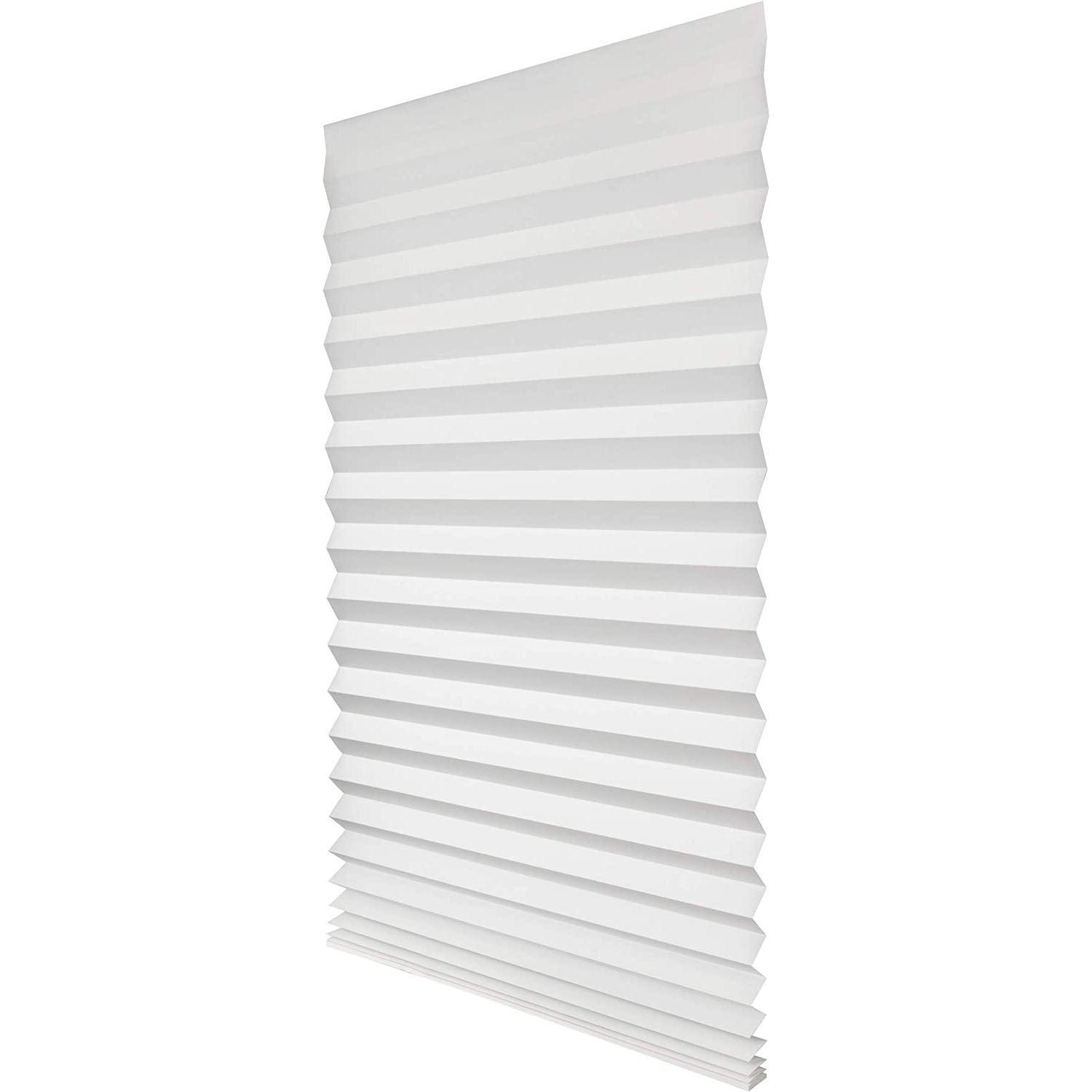 HKM-302163 Self-Adhesive Pleated Roller Shades - Full Shading & Half Shading Options in Various Colors and Sizes